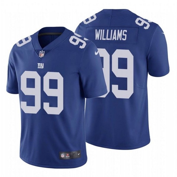 Men's New York Giants #99 Leonard Williams Blue Vapor Limited NFL Jersey